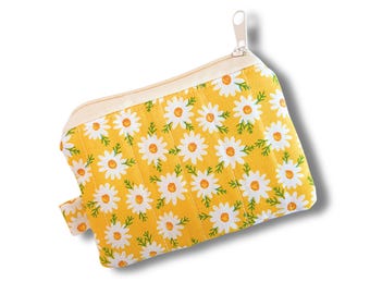 Mini bolsa acolchada con cremallera, bolsa con cremallera y pestaña, mini billetera, monedero, regalos para niñas, regalo hecho a mano