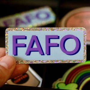 FAFO STICKER | fafo decal gifts stickers