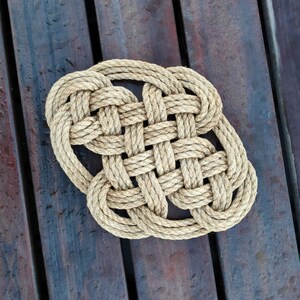 Cross rope mat- trivet