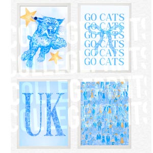University of Kentucky Prints in Blue