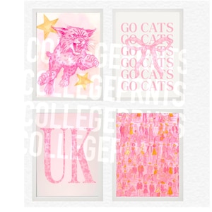 University of Kentucky Prints in Pink