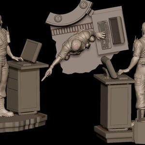 Resident Evil Statues