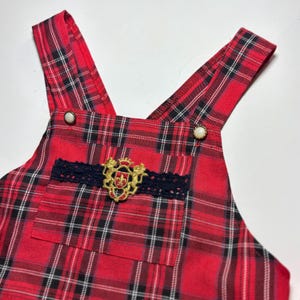 christmas plaid overall dress Burgundy Belted Tartan Plaid Maxi Dress