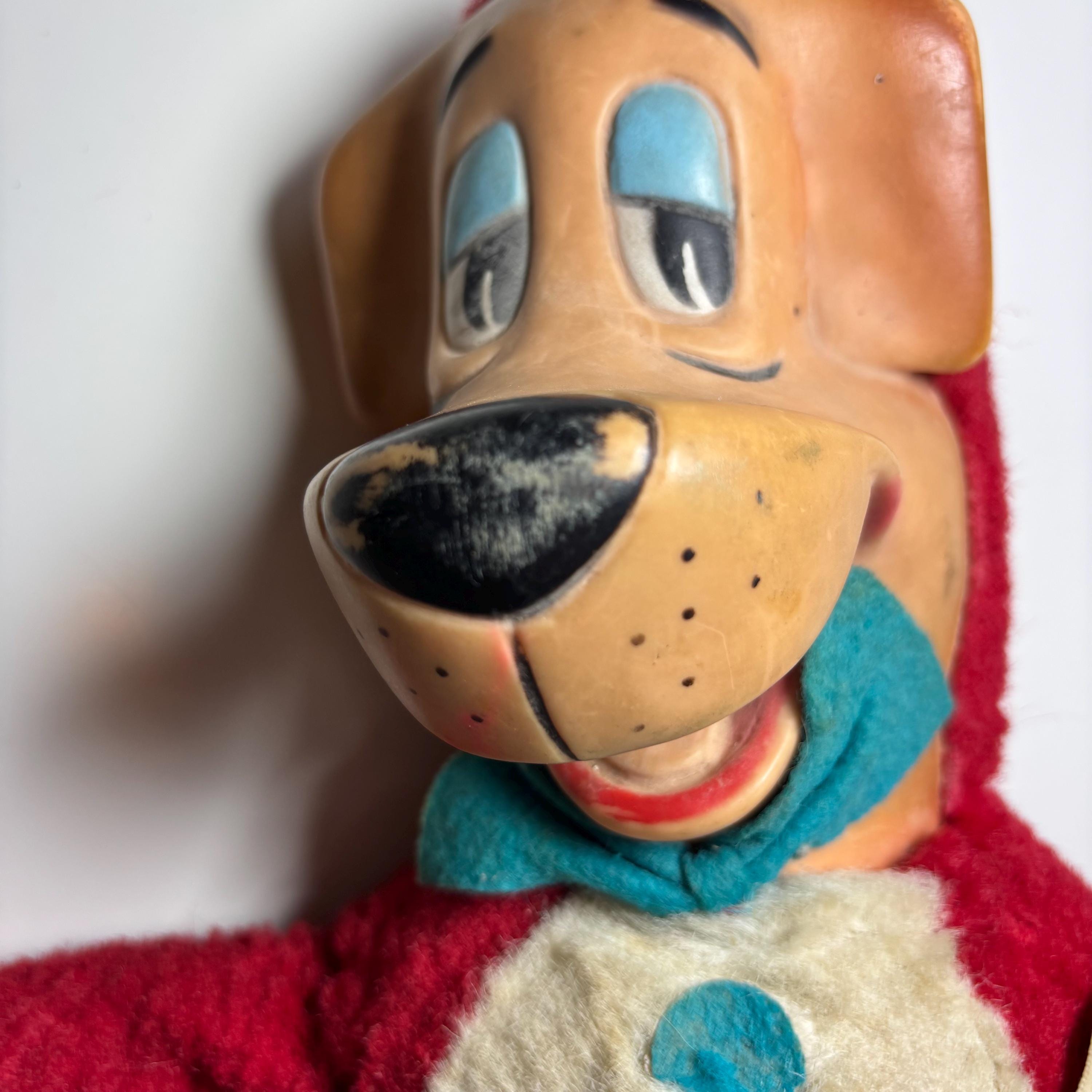 Vintage Huckleberry Hound Plush: 1950s Knickerbocker Cartoon Dog