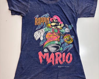 ヴィンテージ 80年代 マリオ 任天堂 Tシャツ サイズ M～L - Etsy 日本