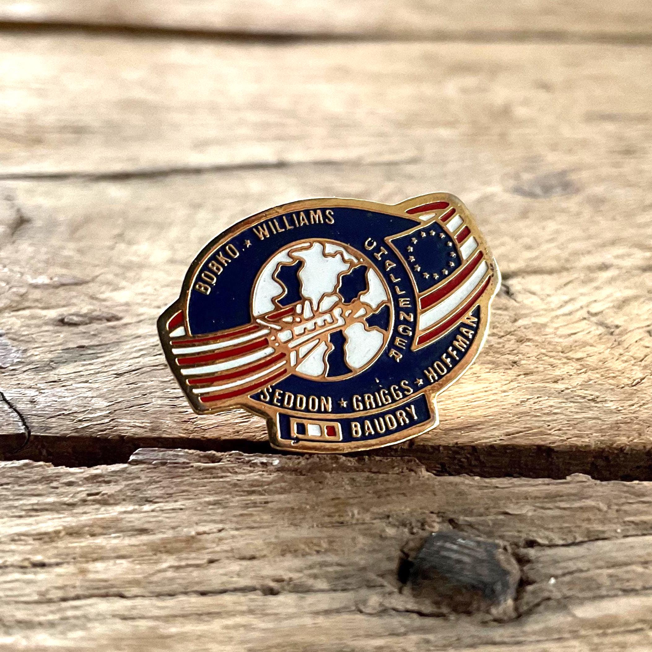 Space Shuttle Pin Collection Vintage NASA Space Shuttle STS-51E Pin – Challenger Mission Badge ...