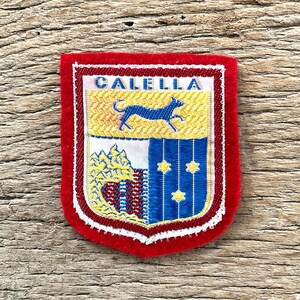 CALELLA BARCELONA SPAIN Europe vintage patch | ‘70 seventies wapenschild Alicante Catalonië Andorra Ramblas eixample gaudi pyreneeën