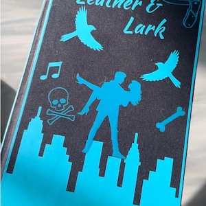 Leather & Lark by Brynne Weaver | Special Edition | Rebound book | Rebind | Paperback to hardcover