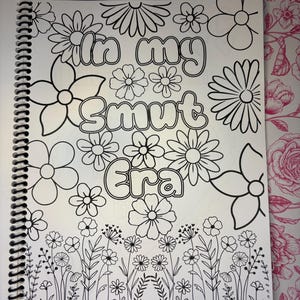Dark Romance Bookish Adult Coloring Book