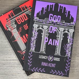 God Of Pain by Rina Kent | Special Edition | Legacy Of Gods series | Rebound book | Rebind | Paperback to hardcover