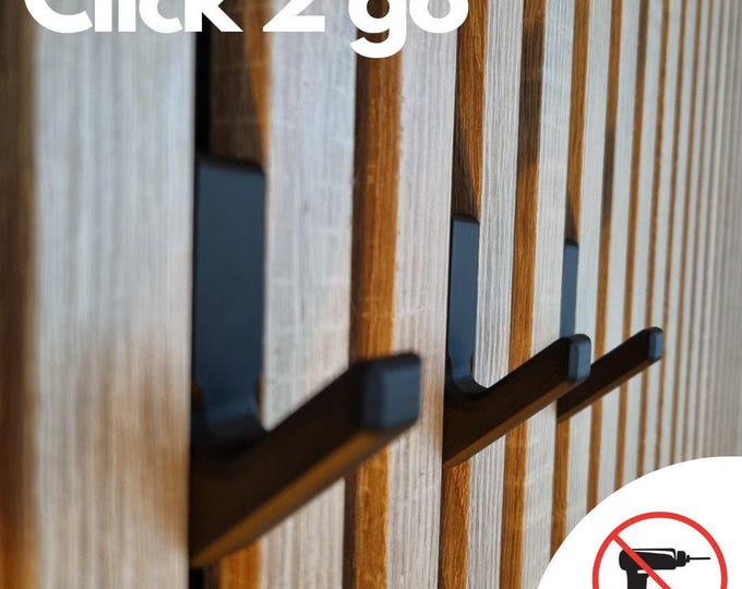 Acoustic Panel Hook Coat Rack Twist & Go Horizontal - Etsy