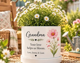 Personalized Retirement Flower Pot: Custom New Chapter Planter with Name and Year