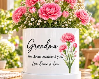 Personalized Milestone Birthday Flower Pot: Custom Name and Chapter Age Planter