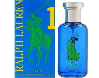 RALPH LAUREN Polo big Pony # 1 für Männer 3,4 oz / 100 Eau de Toilette Spray NEUE werkseitig versiegelte Box. Bitte Bilder beachten