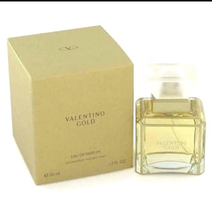 Valentino gold parfum by Valentino 1.7 oz / 50 ml eau de parfum spray for women New in factory sealed retail packaging. Discontinued.