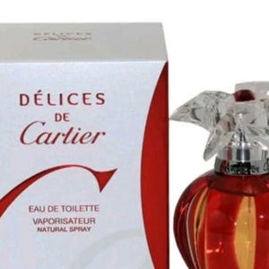 Delices de cartier fragrance for women by cartier .Eau de Toilette spray 1.7 oz / 50 ml new in retail packaging. Please see pictures.