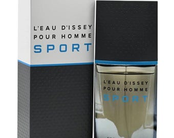 L'eau D'issey pour homme sport by  Issey Miyake 3.4 oz / 100 ml edt spray for Men NEW In factory sealed retail box. Please see pictures