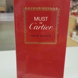 Must de cartier by cartier parfum Eau de toilette pour femme en vaporisateur 100 ml. Rouge. Nouvelle boîte de vente au détail scellée en usine