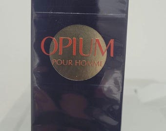 OPIUM Pour Homme Eau De Toilette splash for men by Yves Saint Laurent YSL 50 ml / 1.6 OZ New factory sealed retail box