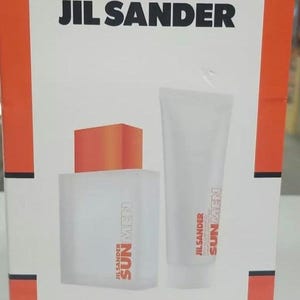 Jil Sander Sun for Men Gift Set - EDT spray 2,5oz/75 ml + All Over Shampoo 2,5oz/75 ml Nuovo nella scatola. Vintage. Fuori produzione