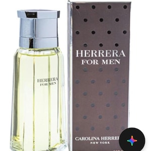 HERRERA for MEN fragrance 6.7 oz / 200 ml eau de Toilette spray. Brown box. New in retail box.Please see pictures
