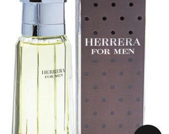 HERRERA for MEN fragrance by Carolina Herrera 6.7 oz / 200 ml eau de Toilette spray. Brown box. New in retail box.Please see pictures