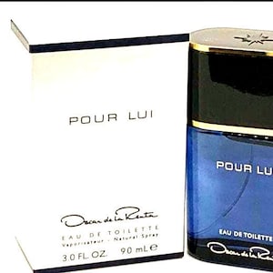 Profumo da uomo Pour Lui di Oscar de la Renta 3 oz 90 ml Colonia per uomo Eau De Toilette Spray.Nuovo in confezione al dettaglio