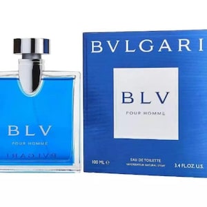 Profumo Bvlgari BLV pour homme da uomo. Eau de Toilette spray da 3,4 oz / 100 ml. Nuova scatola sigillata in fabbrica. Fuori produzione. Vedere le foto