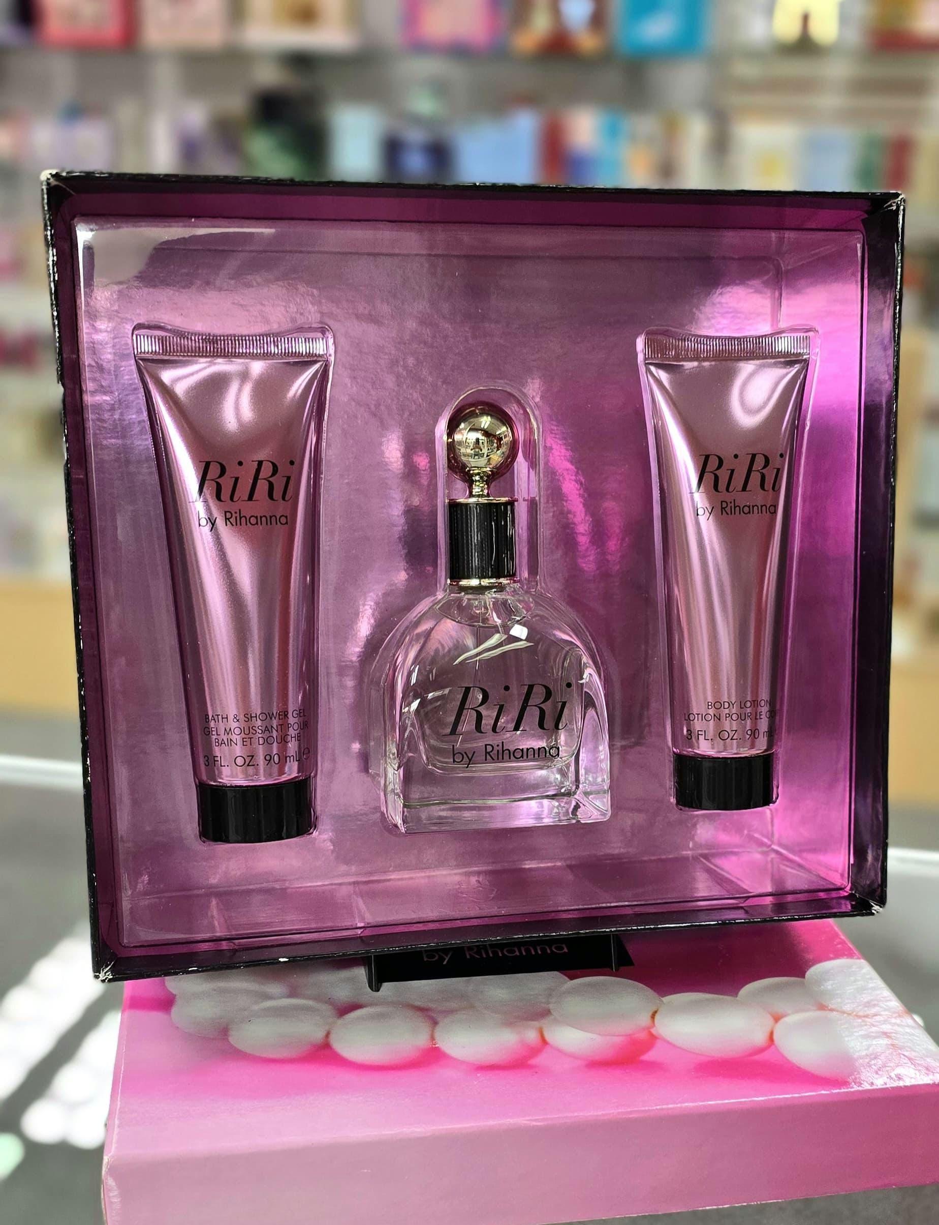 Rihanna RIRI Parfum 3 Pcs Gift Set 3.3 Oz / 100 Ml Eau De Parfum