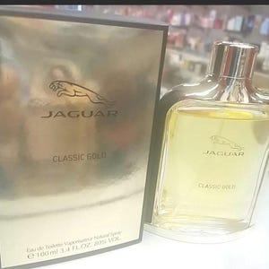 Jaguar Classic Gold Cologne di Jaguar, 3,4 oz/100 ml EDT Spray per uomo. Nuovo nella confezione originale