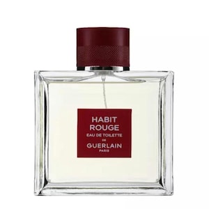 Habit Rouge fragrance by Guerlain 3.3 oz / 100 ml EDT spray for Men New  factory sealed retail Box