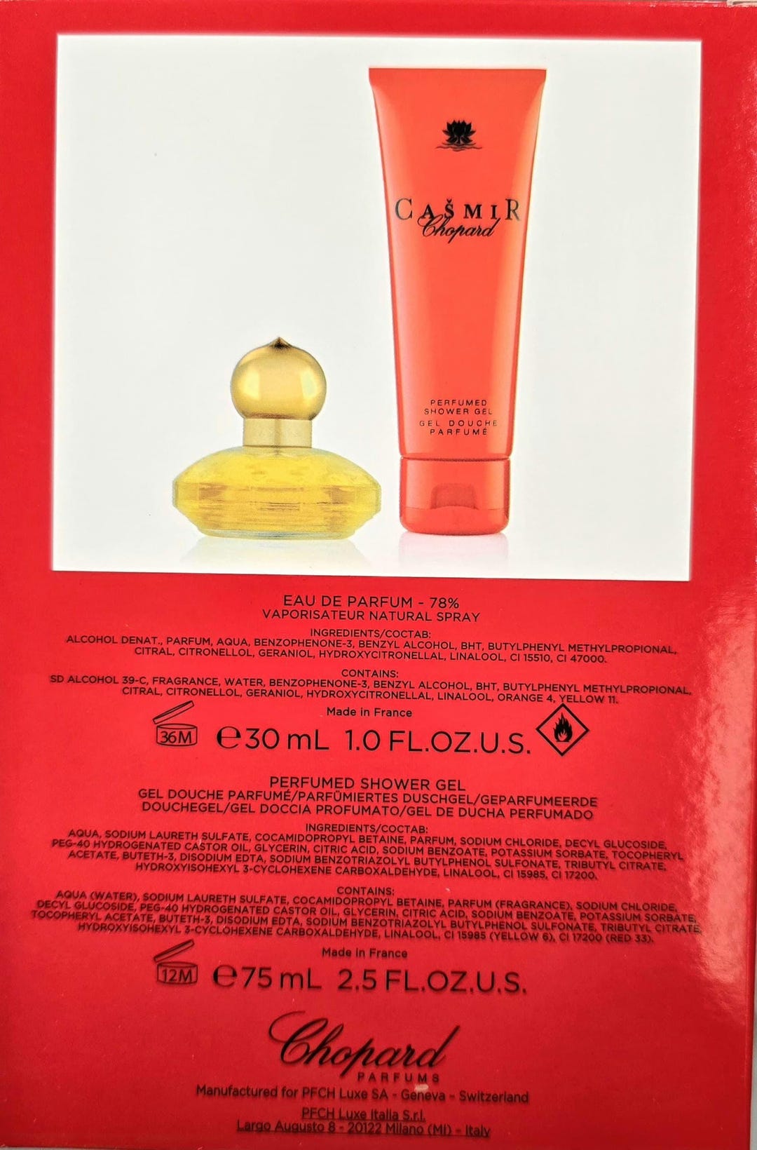 Casmir by Chopard Parfum Gift Set 2 Pcs for Women Contains 1.0 Oz / 30 ...