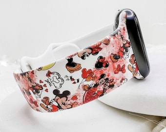 Mouse Love Watch Band compatible with Apple Watch Fitbit Samsung