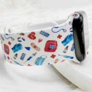 Doctor Nurse Watch Band compatible with Apple Watch Fitbit Samsung
