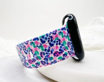 Colorful Leopard Watch Band compatible with Apple Watch Fitbit Samsung
