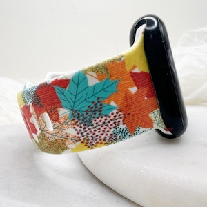 Fall Leaves Watch Band compatible with Apple Watch Fitbit Samsung