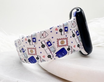 Post Office Watch Band compatible with Apple Watch Fitbit Samsung Garmin