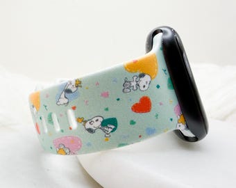 Dog Valentines Day Watch Band compatible with Apple Watch Fitbit Samsung