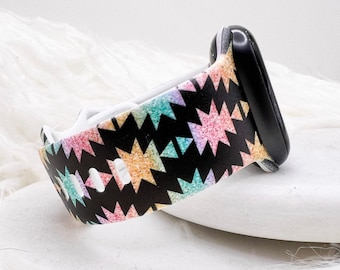Aztec Watch Band compatible with Apple Watch Fitbit Samsung