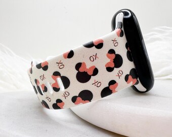 Mouse XOXO Watch Band compatible with Apple Watch Fitbit Samsung Garmin