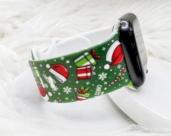 Green Guy Watch Band compatible with Apple Watch Fitbit Samsung Garmin