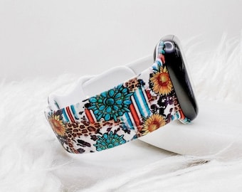 Western Serape Watch Band compatible with Apple Watch Fitbit Samsung