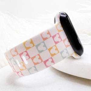 Uhrenarmband Maus Kariert kompatibel für Apple Watch Fitbit Samsung Samsung Bild 1