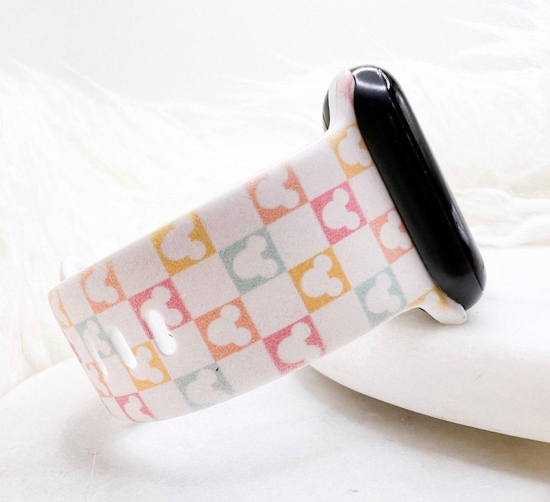 Uhrenarmband Maus Kariert kompatibel für Apple Watch Fitbit Samsung Samsung Bild 1