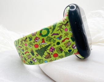 Green Guy Watch Band compatible with Apple Watch Fitbit Samsung Garmin