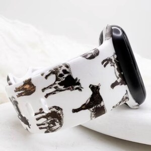 Cow Watch Band compatible with Apple Watch Fitbit Samsung