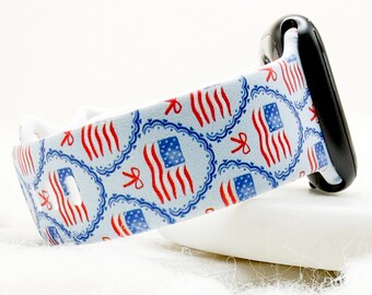 Southern Patriotic Watch Band compatible with Apple Watch Fitbit Samsung