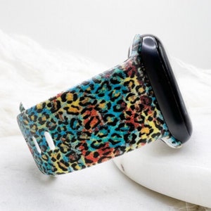 Leopard Watch Band compatible with Apple Watch Fitbit Samsung