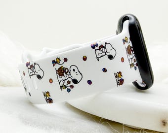 Easter Spring Dog Watch Band compatible with Apple Watch Fitbit Samsung