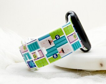 Correa Monsters compatible con Apple Watch, Fitbit y Samsung.